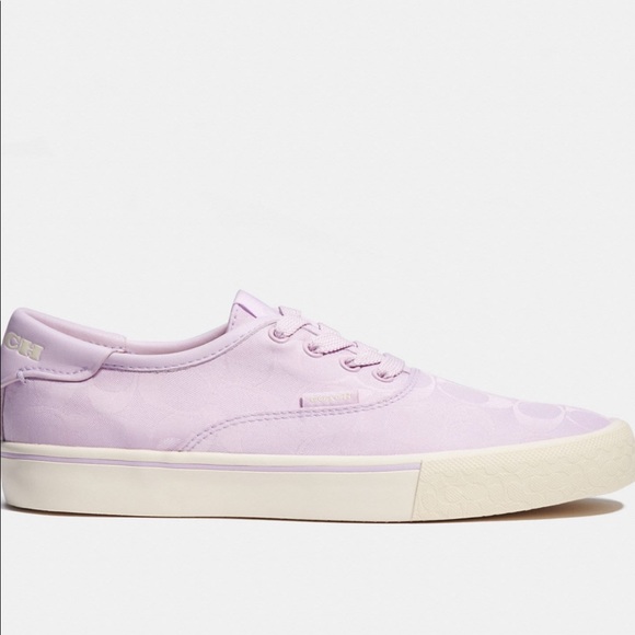 Coach Citysole Skate Sneaker with Recycled Signature Jacquard in Violet - Picture 3 of 6